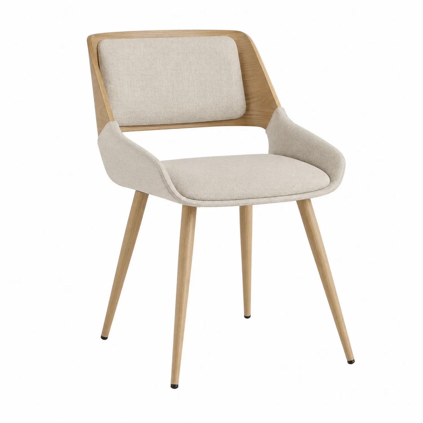 Esszimmerstuhl Eichenholz Beige