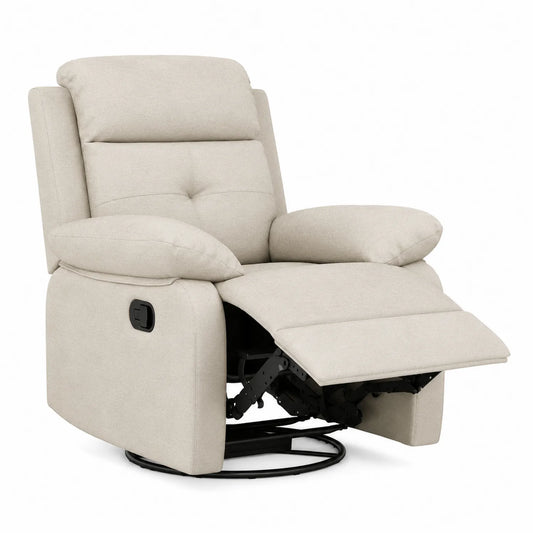 Liegesessel aus Polyester Beige 75x90x100 cm